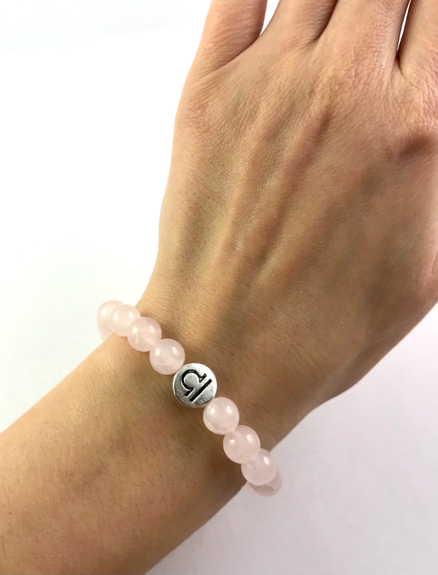 Dámsky náramok z minerálov zverokruh Ruženín 8 mm-Bracelets-DIARAfashion-Vodnár-DIARA.sk