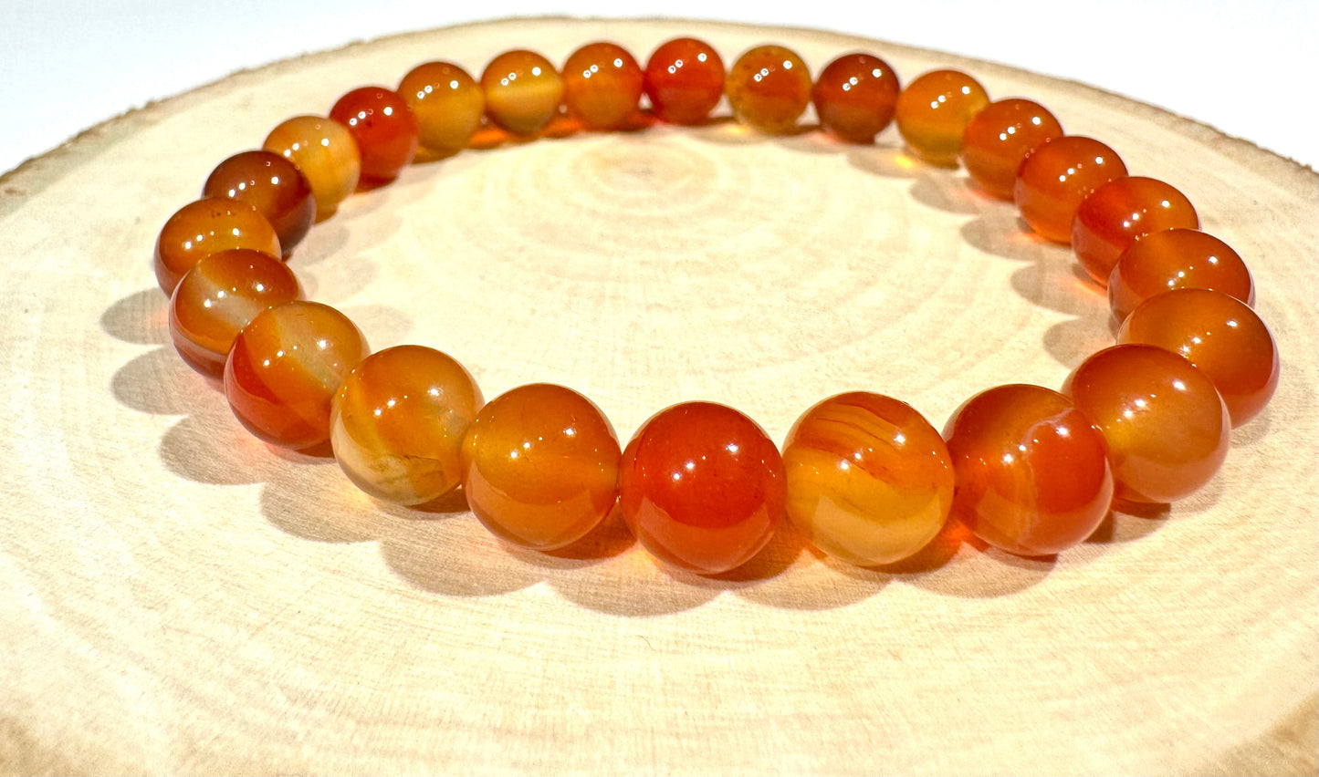 Náramok z minerálov Karneol oranžový-Bracelets-DIARA.sk-DIARA.sk