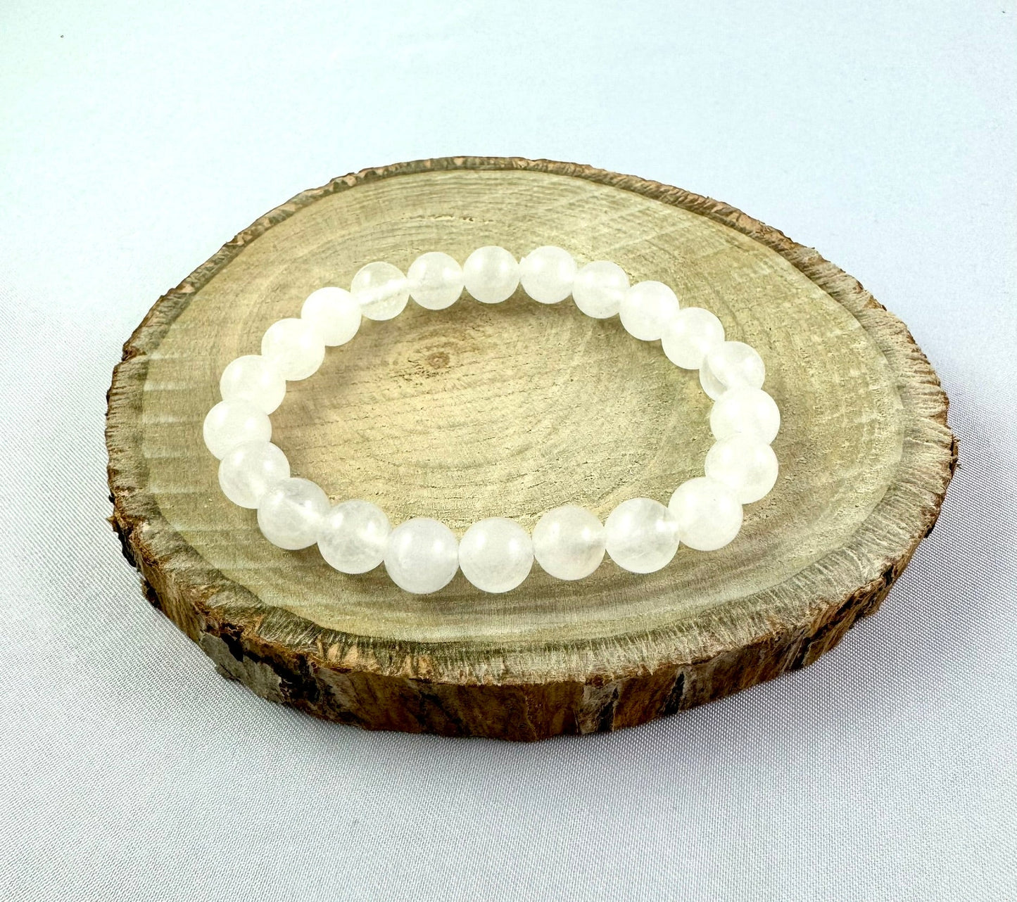 Náramok z minerálov Krištáľ 8 mm biely číry-Bracelets-DIARAfashion-DIARA.sk