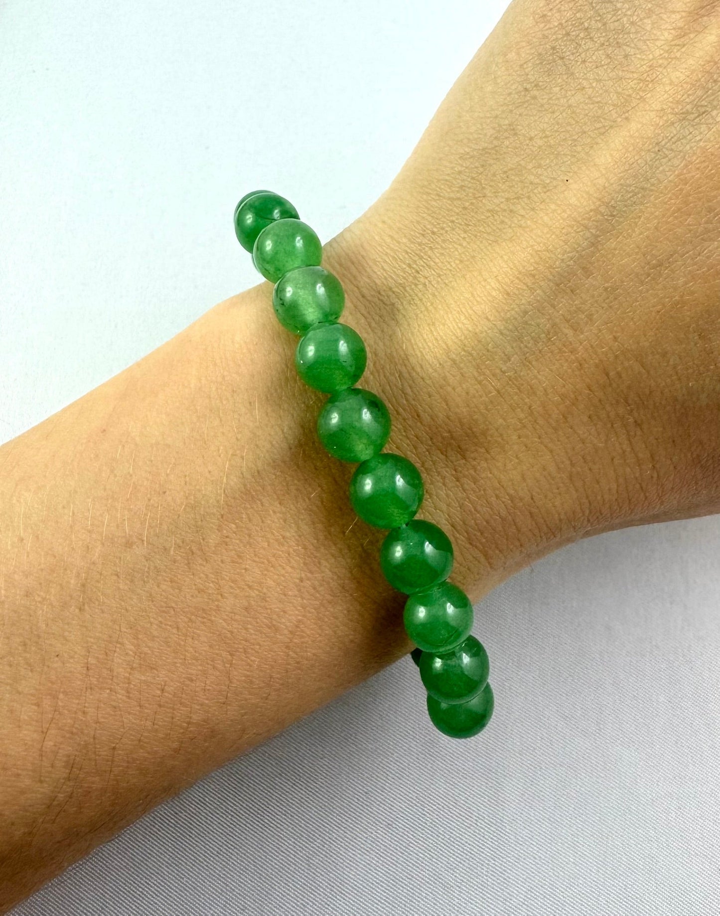 Náramok z minerálov Zelený Avanturín 8 mm zelený-Bracelets-DIARAfashion-DIARA.sk