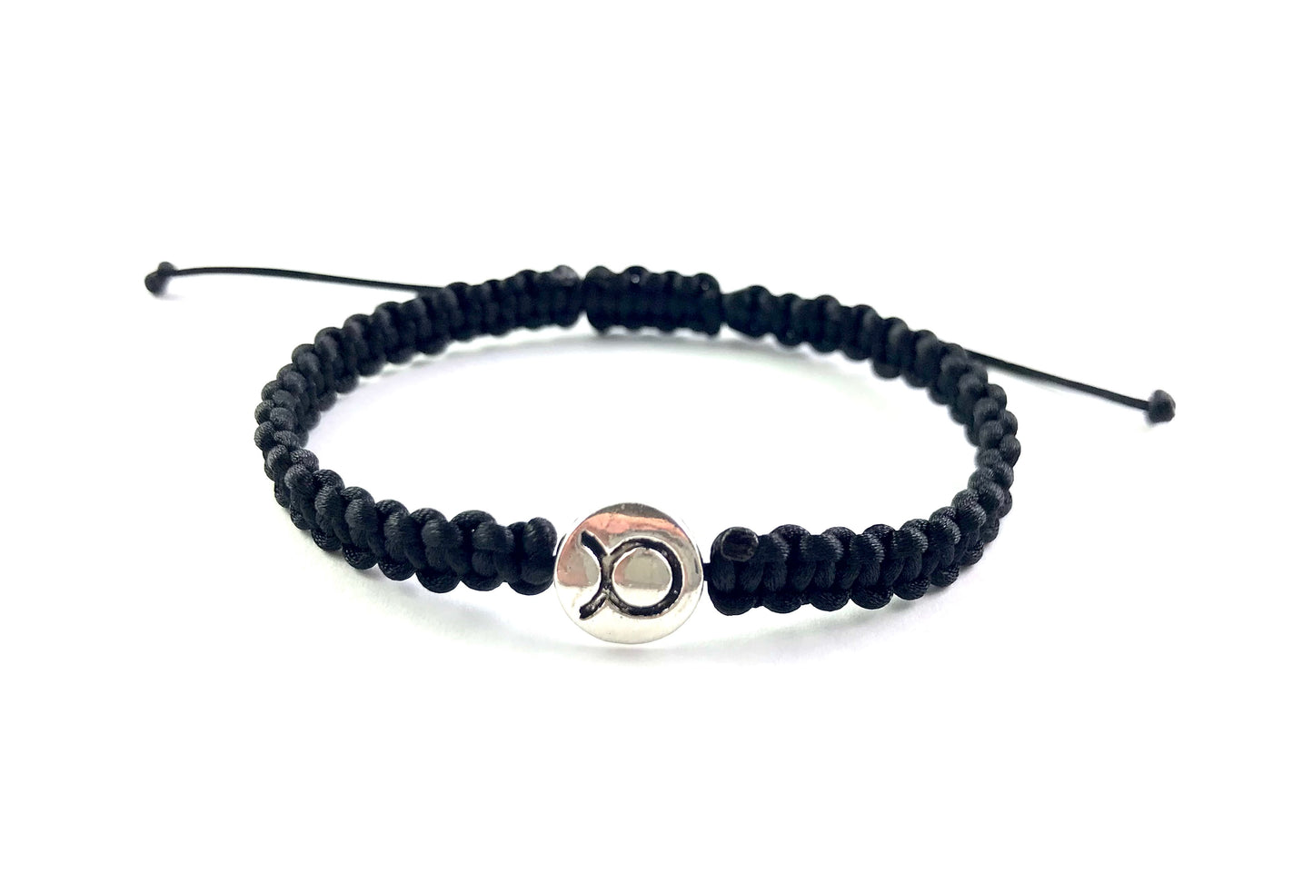 Pletený náramok zverokruh čierny-Bracelets-DIARAfashion-Dámsky-Vodnár-DIARA.sk