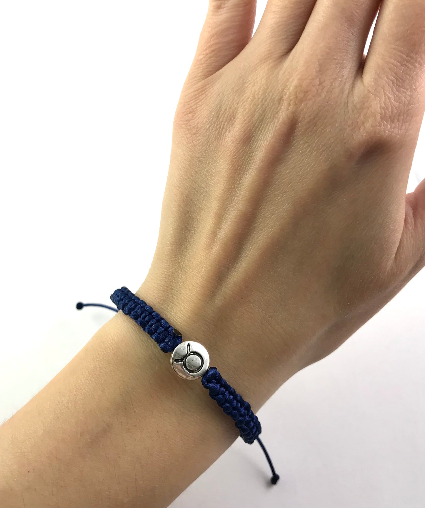 Pletený náramok zverokruh modrý-Bracelets-DIARAfashion-Dámsky-Vodnár-DIARA.sk