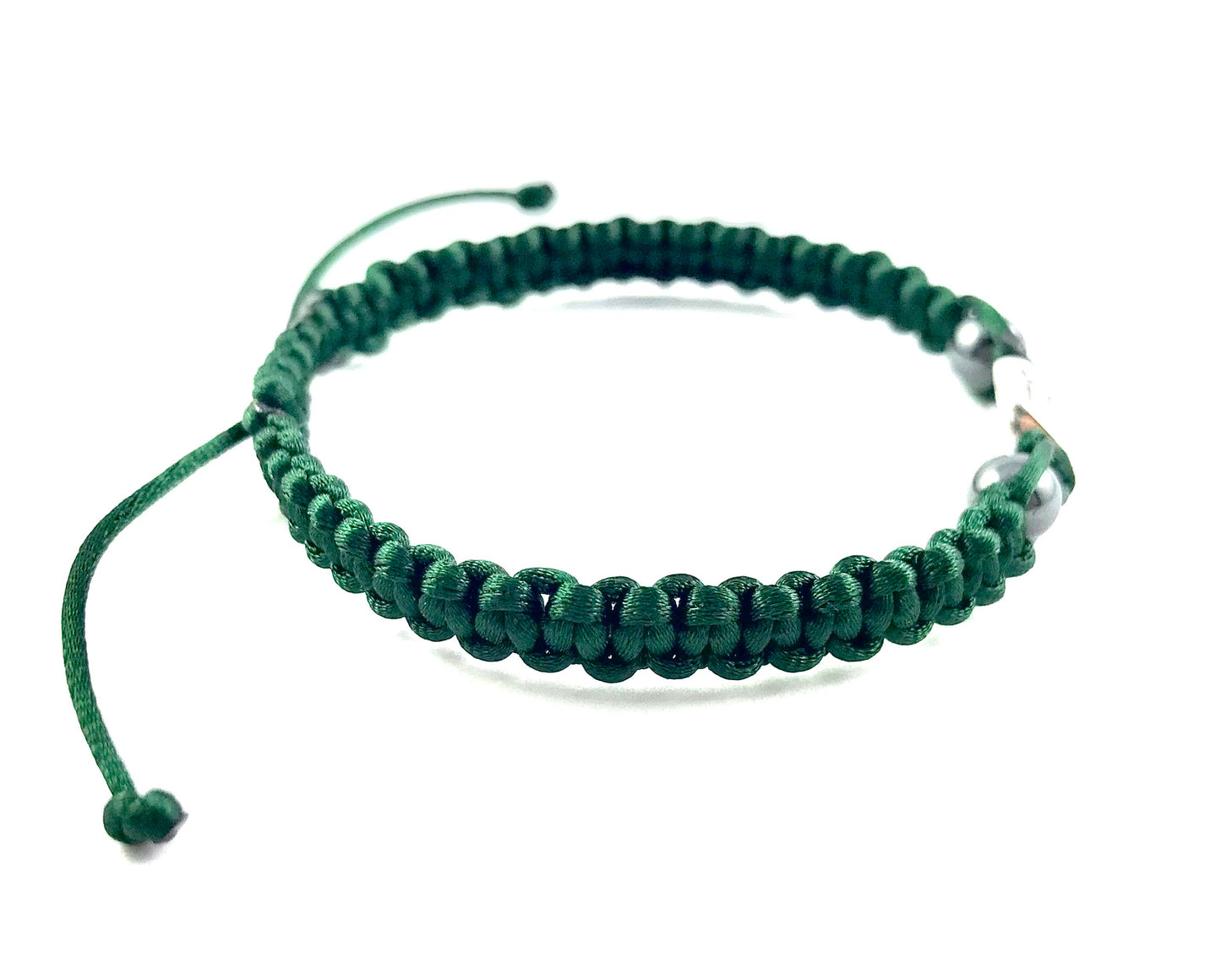 Pletený náramok zverokruh s Hematitom zelený-Bracelets-DIARAfashion-Dámsky-Vodnár-DIARA.sk