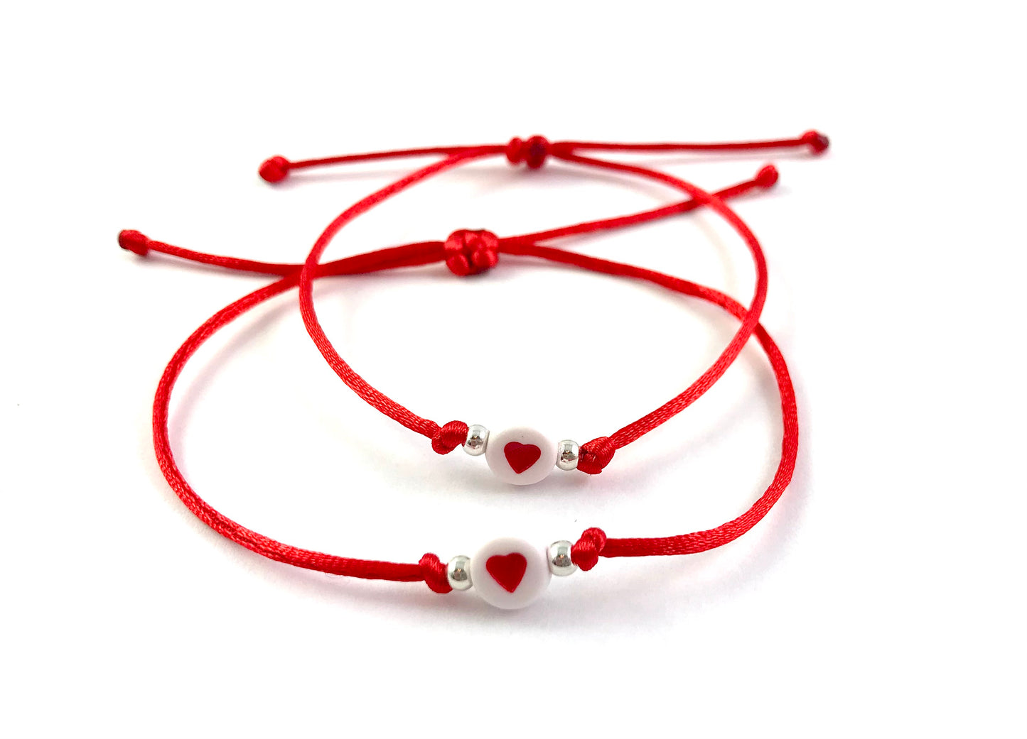 Šnúrkové náramky set 2 ks červené-Bracelets-DIARAfashion-DIARA.sk