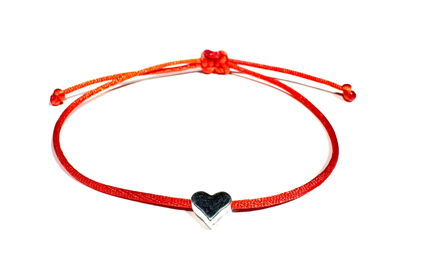 Šnúrkový náramok proti urieknutiu so srdiečkom červený-Bracelets-DIARA.sk-Dámsky-DIARA.sk