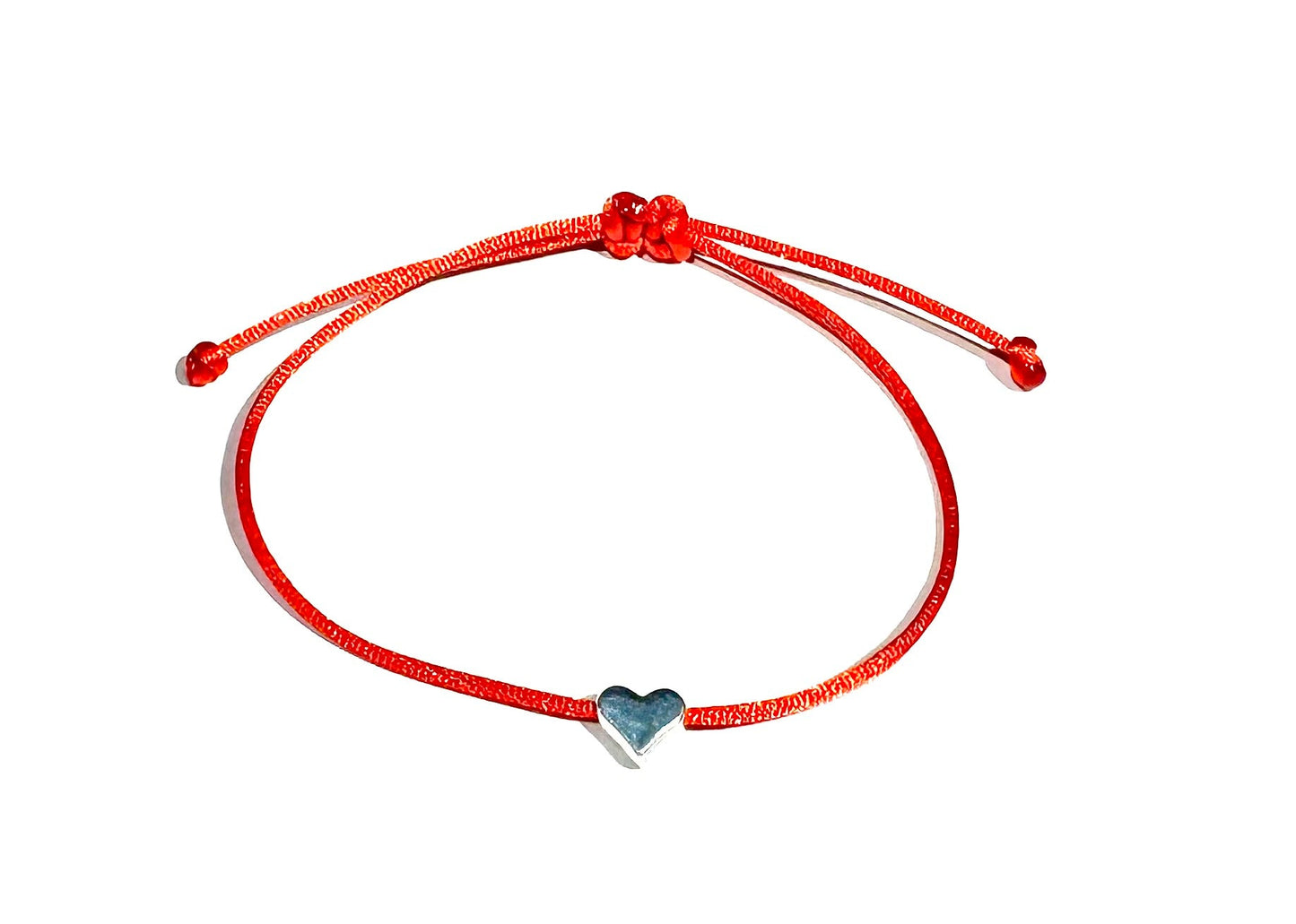 Šnúrkový náramok proti urieknutiu so srdiečkom červený-Bracelets-DIARA.sk-Dámsky-DIARA.sk