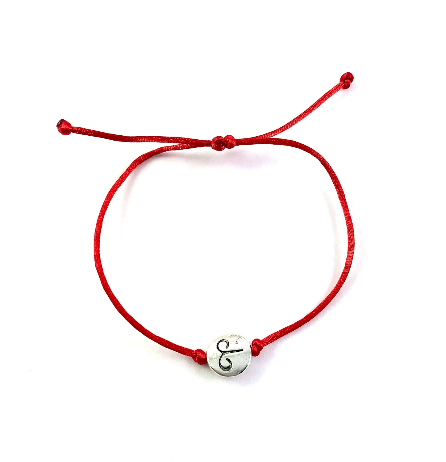 Tenký šnúrkový náramok zverokruh červený-Bracelets-DIARAfashion-Dámsky-Vodnár-DIARA.sk