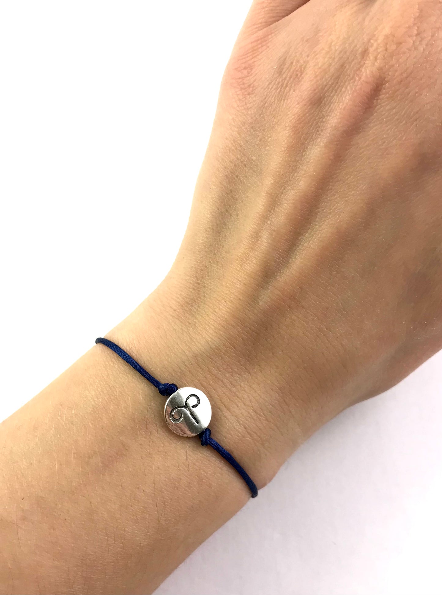 Tenký šnúrkový náramok zverokruh modrý-Bracelets-DIARAfashion-Dámsky-Vodnár-DIARA.sk