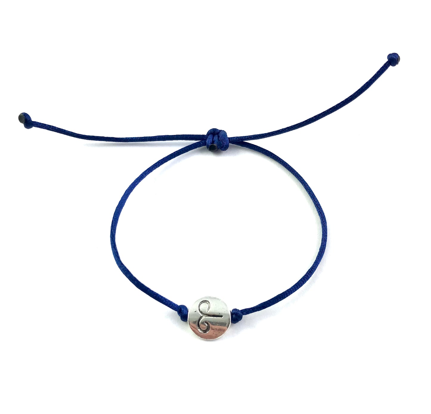 Tenký šnúrkový náramok zverokruh modrý-Bracelets-DIARAfashion-Dámsky-Vodnár-DIARA.sk