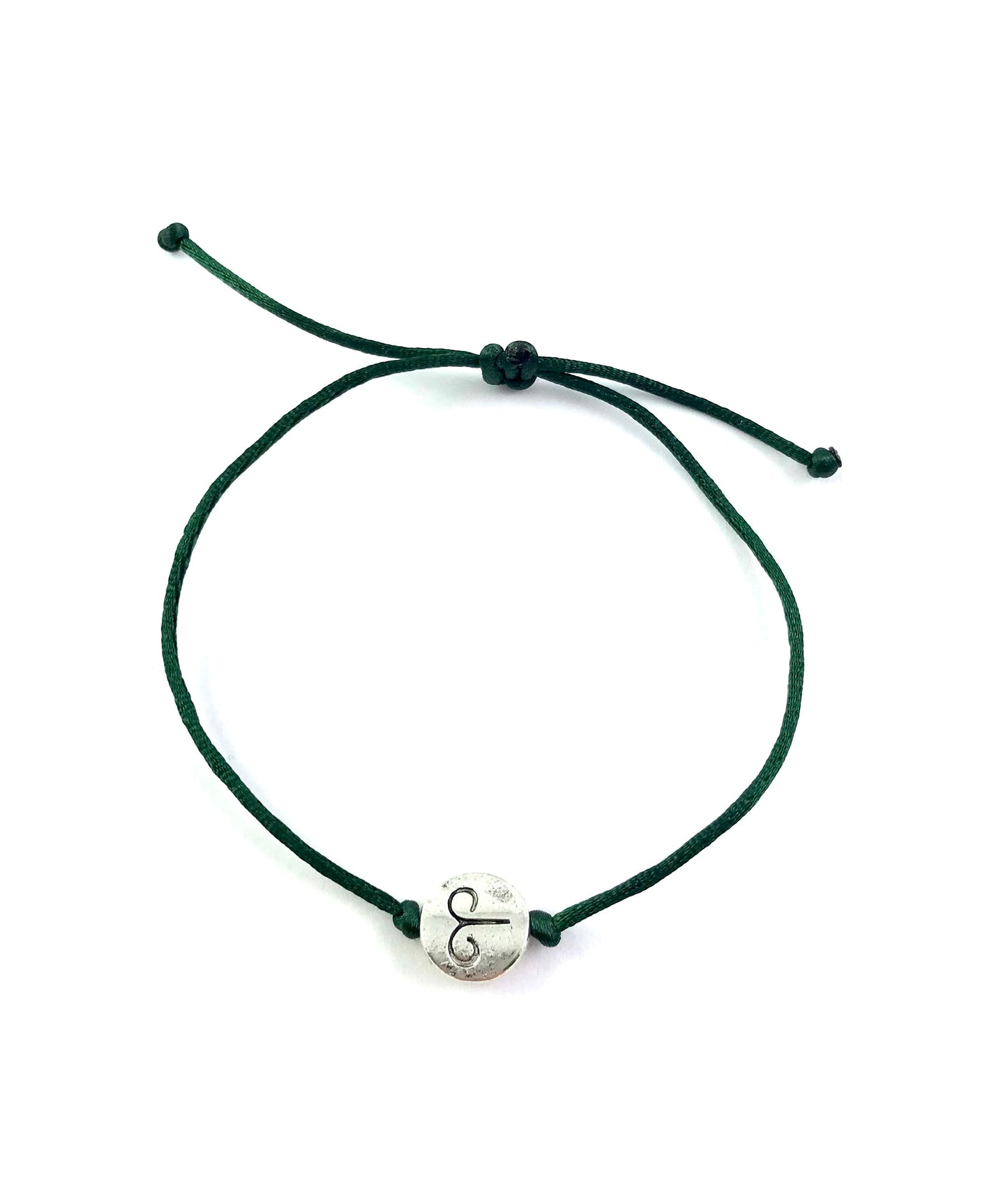 Tenký šnúrkový náramok zverokruh zelený-Bracelets-DIARAfashion-Dámsky-Vodnár-DIARA.sk