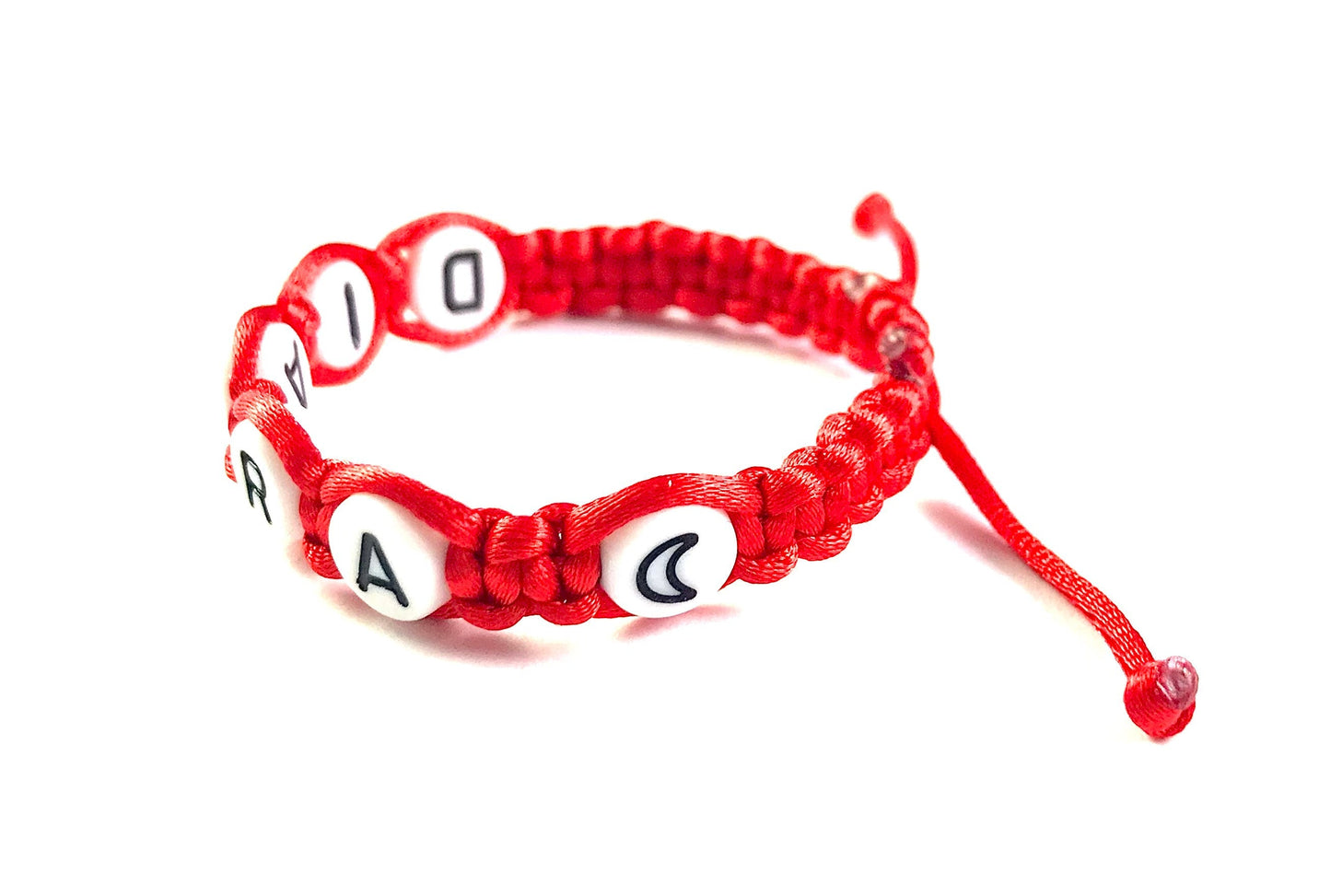 Detský náramok s menom červený-Bracelets-DIARAfashion-Mesiac-0-12 mesiacov-DIARA.sk