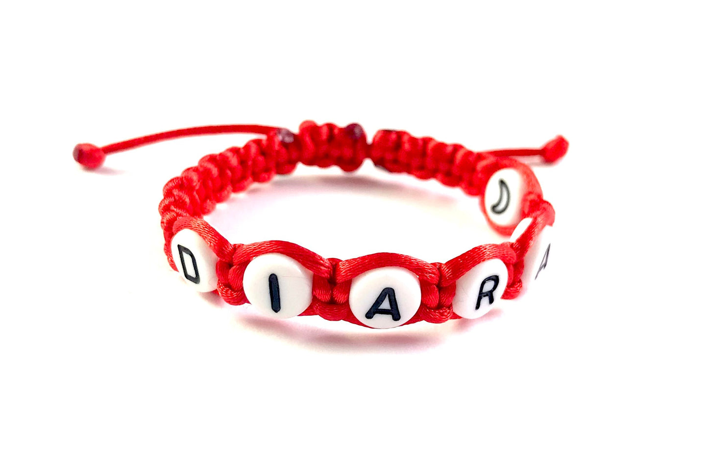 Detský náramok s menom červený-Bracelets-DIARAfashion-Mesiac-0-12 mesiacov-DIARA.sk