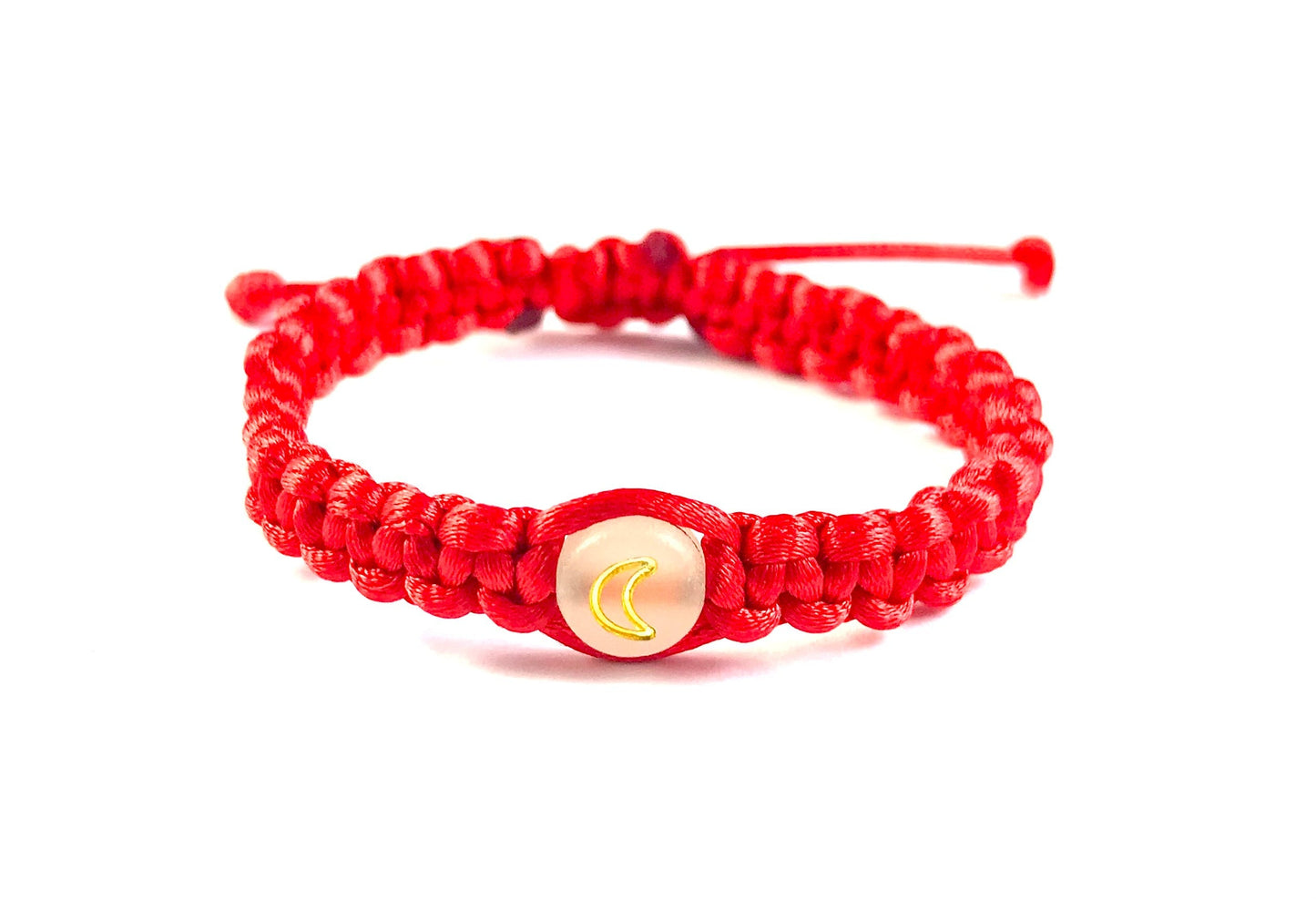 Detský pletený náramok svietiaci v tme rôzne vzory červená-Bracelets-DIARAfashion-Mesiac-0-12 mesiacov-DIARA.sk