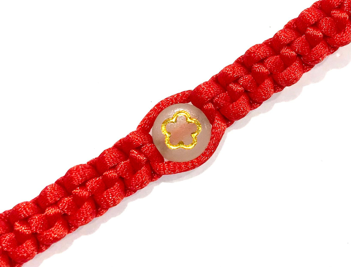 Detský pletený náramok svietiaci v tme rôzne vzory červená-Bracelets-DIARAfashion-Srdce-0-12 mesiacov-DIARA.sk