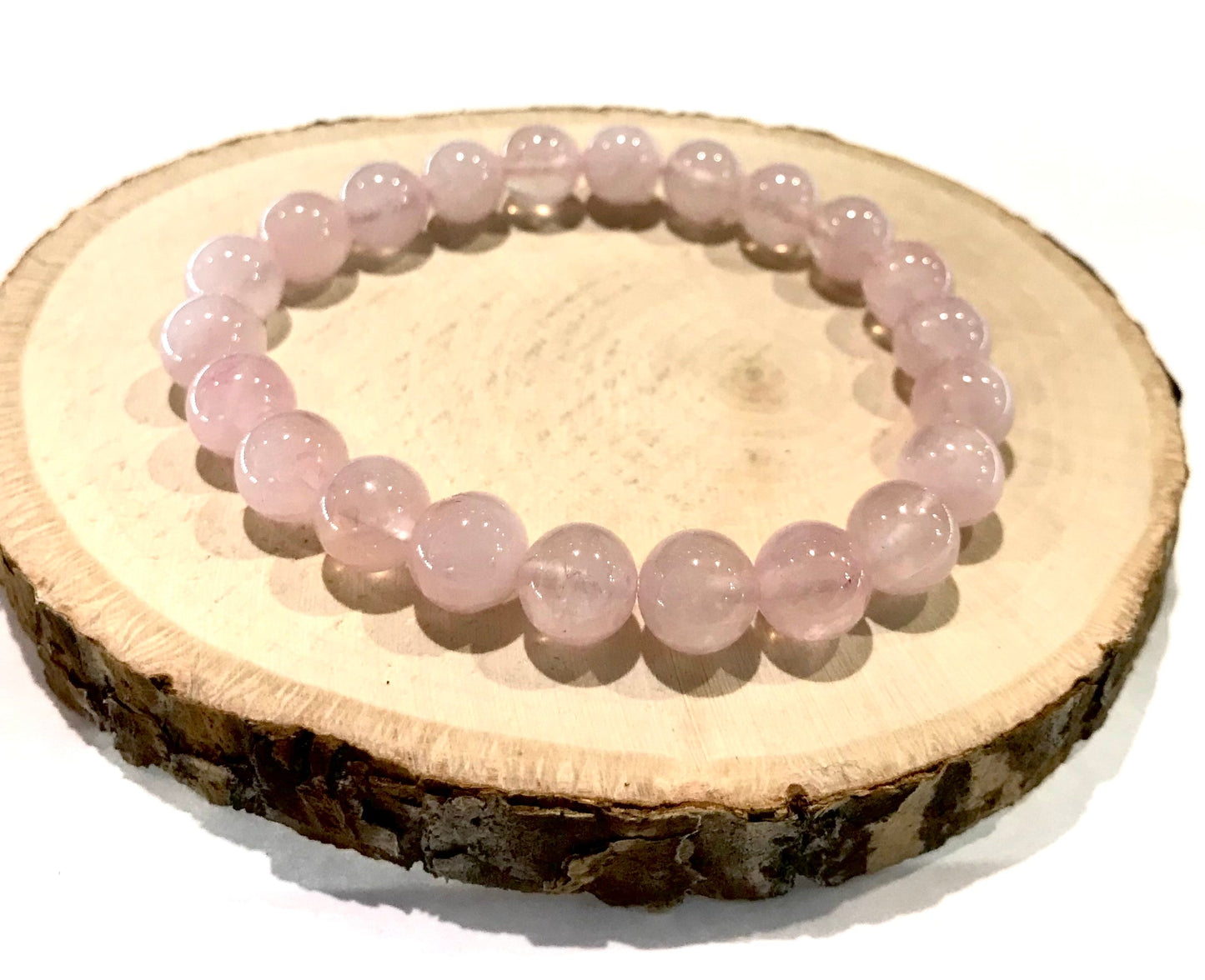 Náramok z minerálov Ruženín guľatý 8 mm-Bracelets-DIARAfashion-DIARA.sk