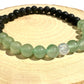 Dámsky náramok z minerálov Zelený Avanturín a Lávový kameň, Krištáľ-Bracelets-DIARA.sk-DIARA.sk