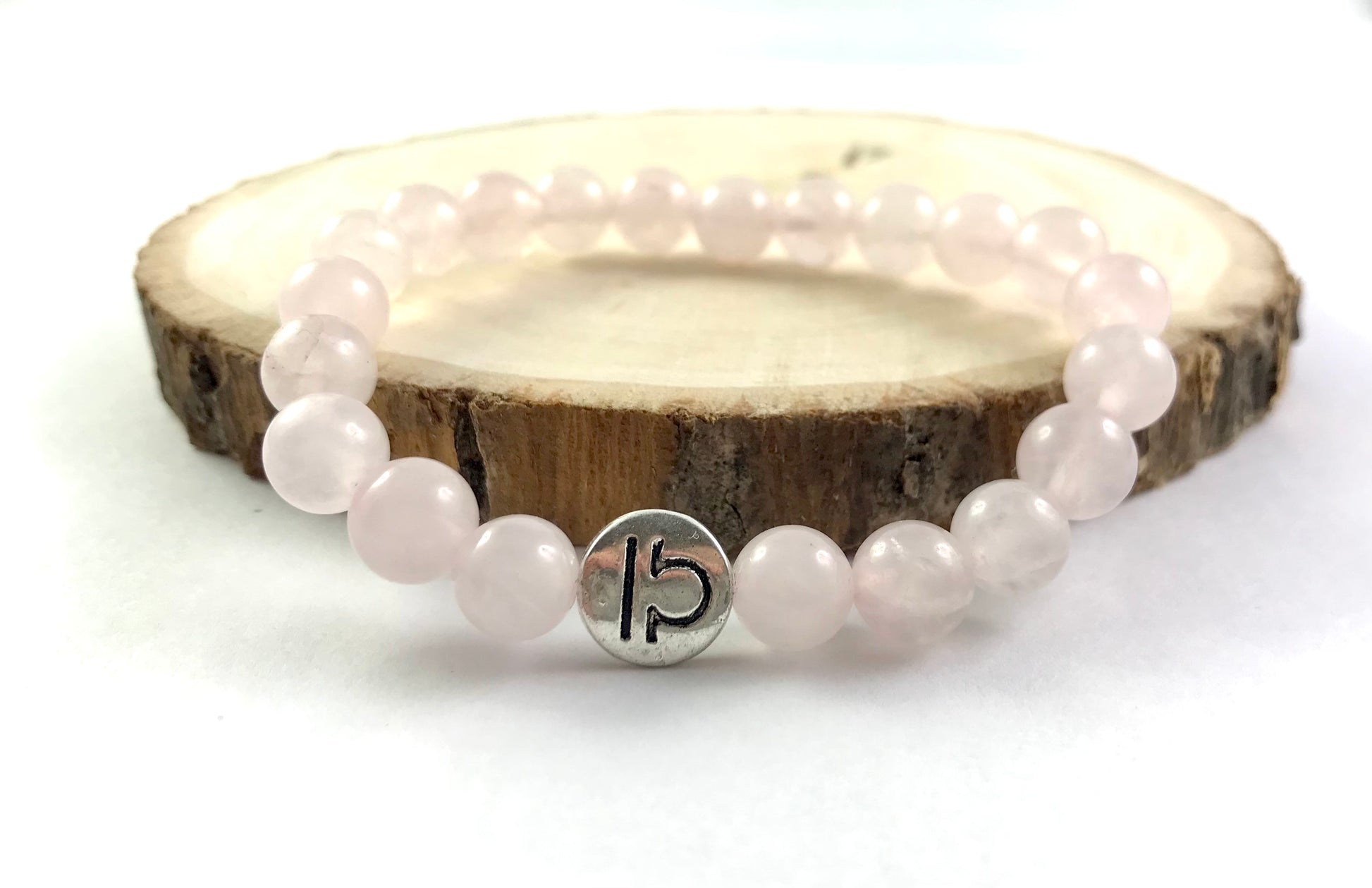 Dámsky náramok z minerálov zverokruh Ruženín 8 mm-Bracelets-DIARAfashion-Vodnár-DIARA.sk