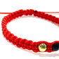 Dámsky pletený šnúrkový náramok s korálkami červený-Bracelets-DIARA-DIARA.sk