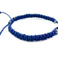 Pletený náramok zverokruh s Hematitom modrý