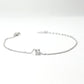 Jemný náramok z chirurgickej ocele s kamienkom strieborný-Bracelets-DIARA.sk-DIARA.sk