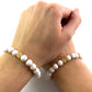 Korálkové náramky set 2 ks biele so srdiečkami-Bracelets-DIARAfashion-DIARA.sk