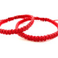 Náramky pre páry pletené červené-Bracelets-DIARA-DIARA.sk
