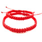 Náramky pre páry pletené červené-Bracelets-DIARA-DIARA.sk