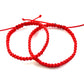 Náramky pre páry pletené červené-Bracelets-DIARA-DIARA.sk