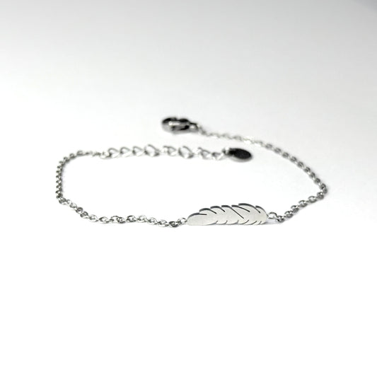 Náramok z chirurgickej ocele krídlo strieborný-Bracelets-DIARA.sk-DIARA.sk