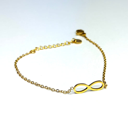 Náramok z chirurgickej ocele nekonečno zlatý-Bracelets-DIARA.sk-DIARA.sk