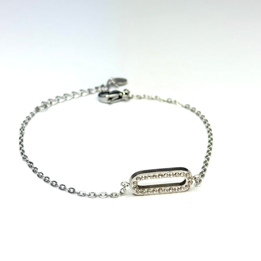 Náramok z chirurgickej ocele strieborný tenký-Bracelets-DIARA.sk-DIARA.sk