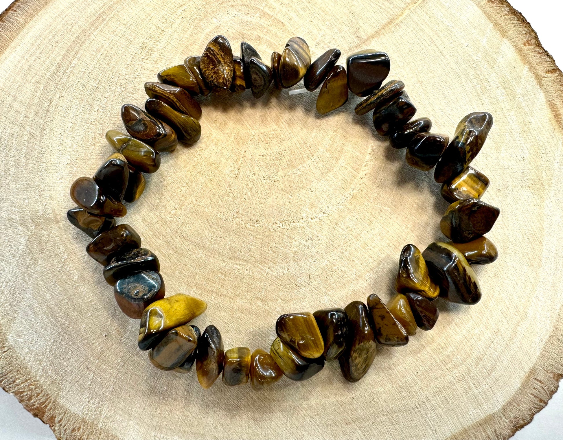 Náramok z minerálov Tigrie oko sekaný hnedý-Bracelets-DIARA.sk-DIARA.sk
