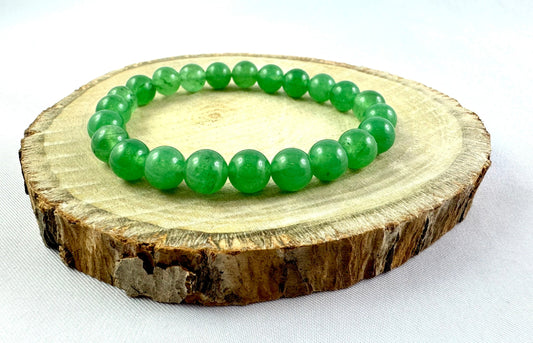 Náramok z minerálov Zelený Avanturín 8 mm zelený-Bracelets-DIARAfashion-DIARA.sk