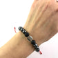 Náramok z minerálov zverokruh Hematit a Lávový kameň 8 mm červená šnúrka-Bracelets-DIARAfashion-Dámsky-Vodnár-DIARA.sk