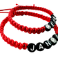 Pletené náramky pre páry s menom 2 ks mix-Bracelets-DIARAfashion-Červené-DIARA.sk