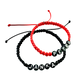 Pletené náramky pre páry s menom 2 ks mix-Bracelets-DIARAfashion-Červené-DIARA.sk