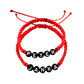 Pletené náramky pre páry s menom 2 ks mix-Bracelets-DIARAfashion-Červené-DIARA.sk
