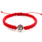 Pletený náramok zverokruh červený-Bracelets-DIARAfashion-Dámsky-Vodnár-DIARA.sk