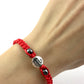 Pletený náramok zverokruh s Hematitom červený-Bracelets-DIARAfashion-Dámsky-Vodnár-DIARA.sk