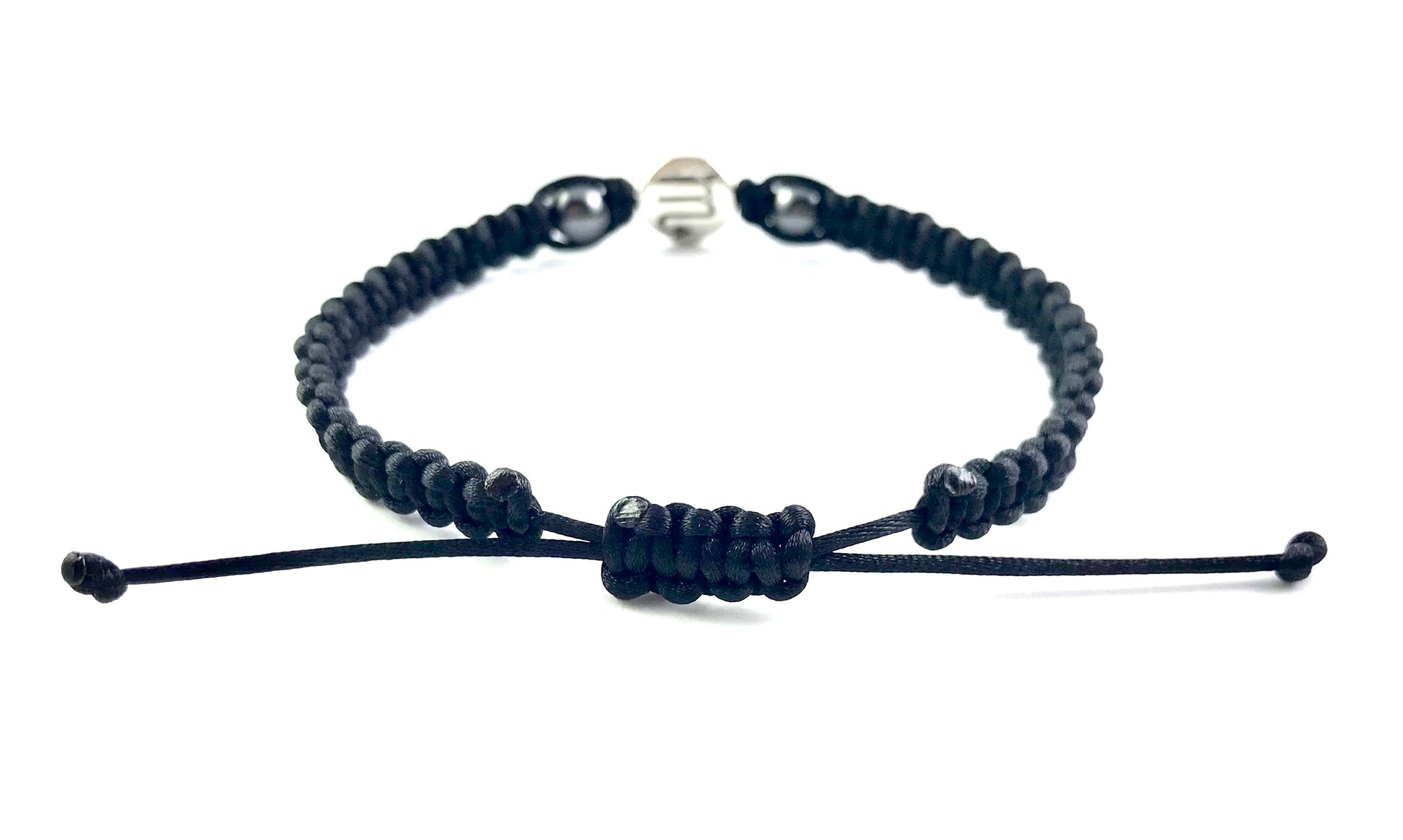 Pletený náramok zverokruh s Hematitom čierny-Bracelets-DIARAfashion-Dámsky-Vodnár-DIARA.sk