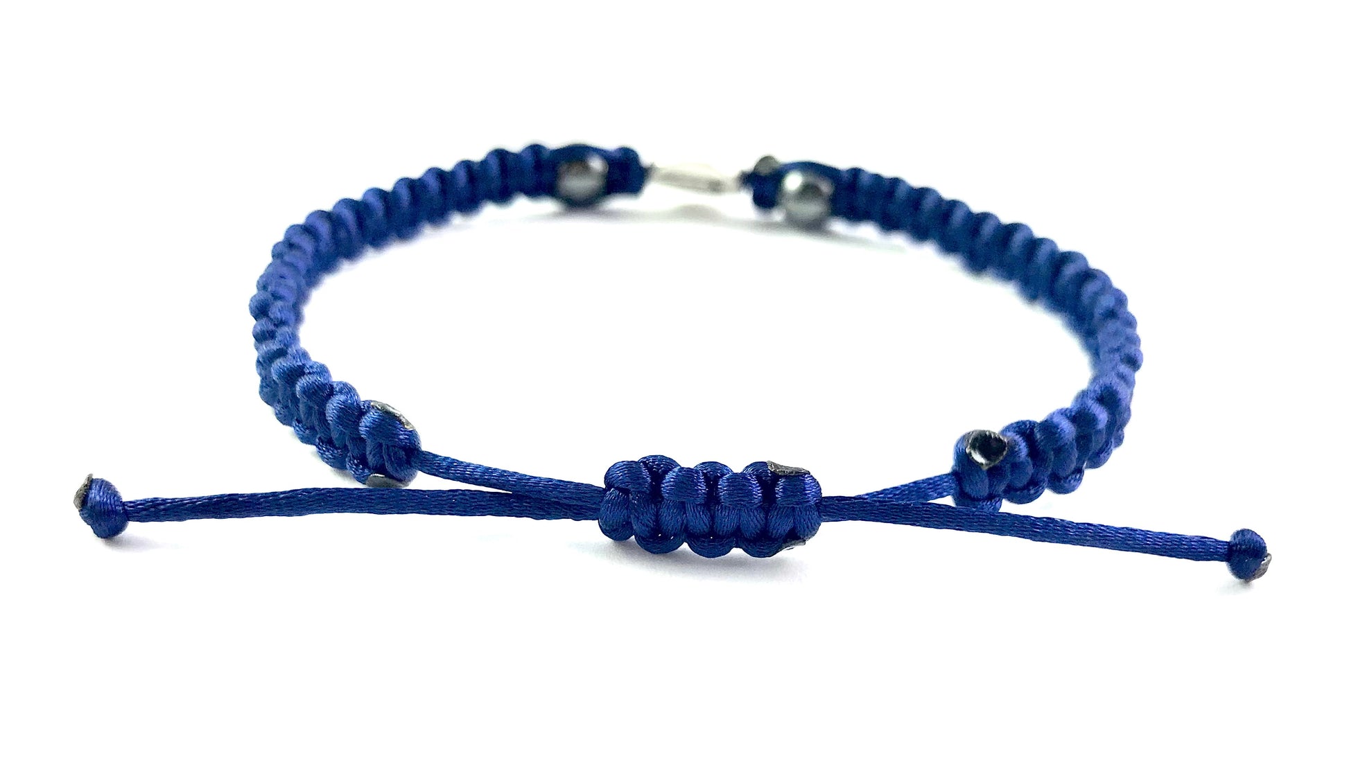 Pletený náramok zverokruh s Hematitom modrý-Bracelets-DIARA-Dámsky-Vodnár-DIARA.sk