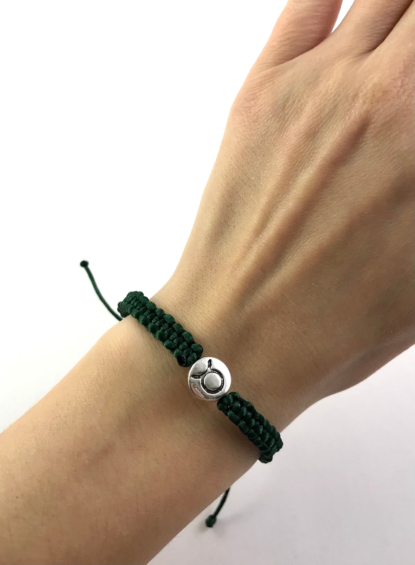 Pletený náramok zverokruh zelený-Bracelets-DIARAfashion-Dámsky-Vodnár-DIARA.sk