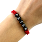 Pletený šnúrkový náramok s vlastným textom-Bracelets-DIARAfashion-Dámsky-Červená-DIARA.sk