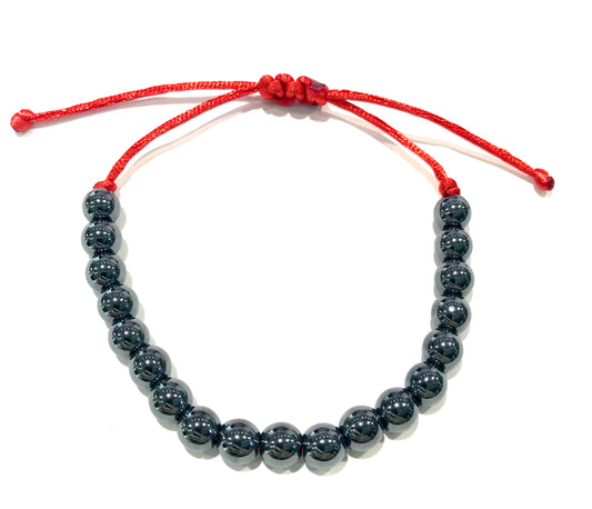 Šnúrkový červený náramok z minerálov Hematit-Bracelets-DIARA.sk-Dámsky-DIARA.sk