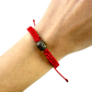 Šnúrkový pletený náramok Budha červený-Bracelets-DIARAfashion-DIARA.sk