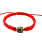 Šnúrkový pletený náramok Budha červený-Bracelets-DIARAfashion-DIARA.sk