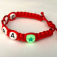 Detský náramok s menom s hviezdou svietiacou v tme červený-Bracelets-DIARAfashion-Žltá-0-12 mesiacov-DIARA.sk