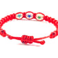 Detský pletený náramok s hviezdičkami svietiacimi v tme červený-Bracelets-DIARAfashion-Pre dievča-0-12 mesiacov-DIARA.sk