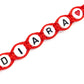 Detský pletený náramok s menom a srdiečkom červený-Bracelets-DIARAfashion-0-12 mesiacov-DIARA.sk