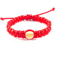 Detský pletený náramok svietiaci v tme rôzne vzory červená-Bracelets-DIARAfashion-Hviezda-0-12 mesiacov-DIARA.sk